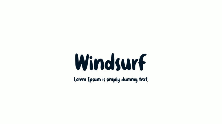 Windsurf Font
