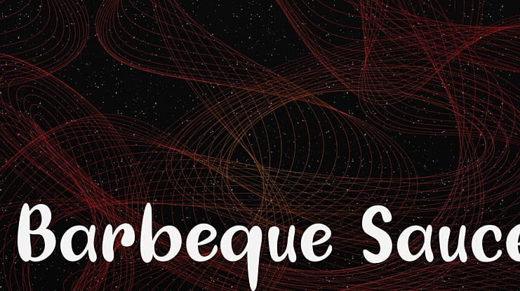 Barbeque Sauce Font