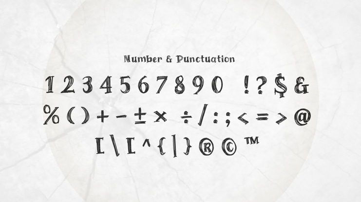 Atalon - A Scratched Font