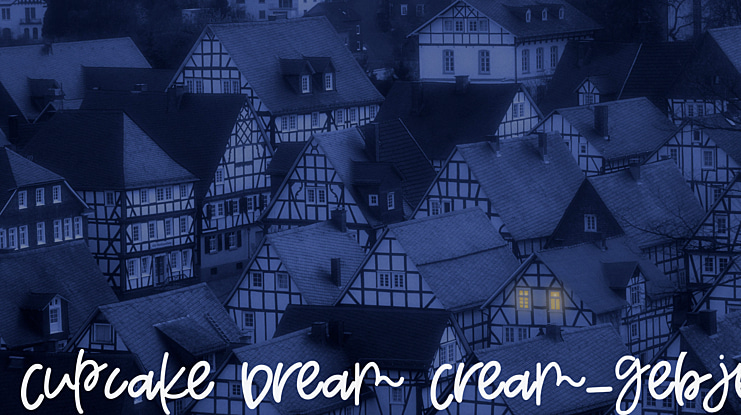 Cupcake Dream Cream_gebje Font