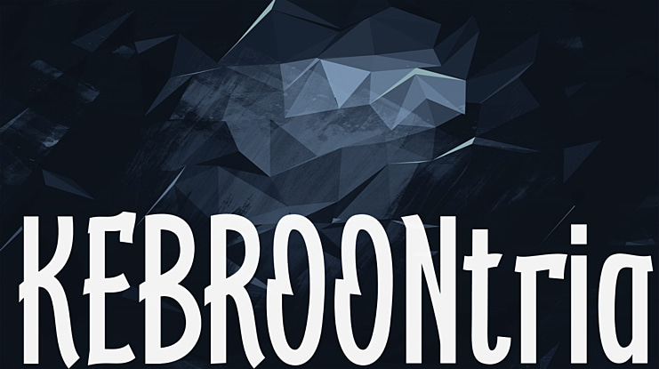 KEBROONtrial Font