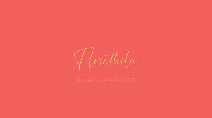 Florethila Font