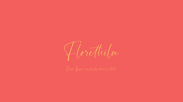 Florethila Font