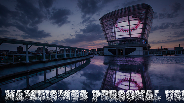 NAMEISMUD PERSONAL USE Font