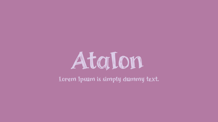 Atalon Font