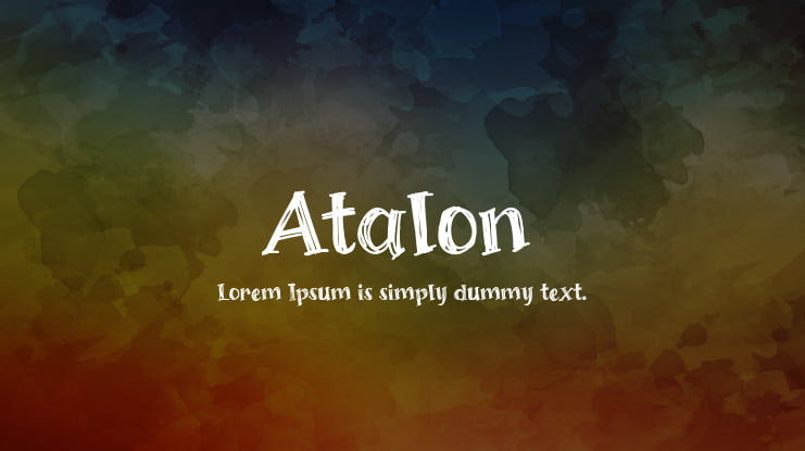 Atalon Font