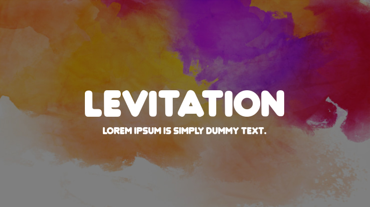 Levitation Font