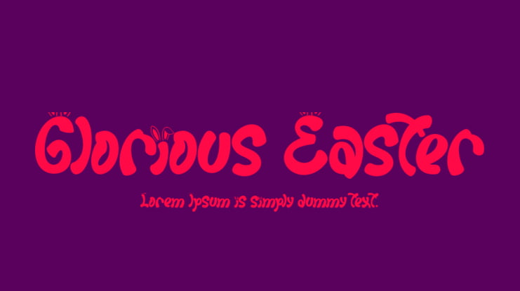 Glorious Easter Font