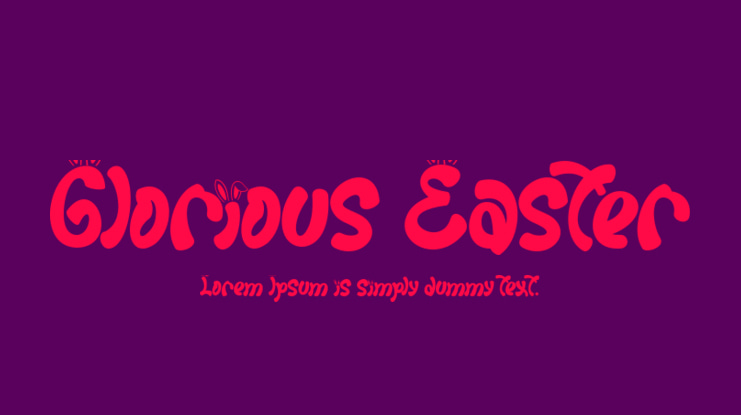 Glorious Easter Font