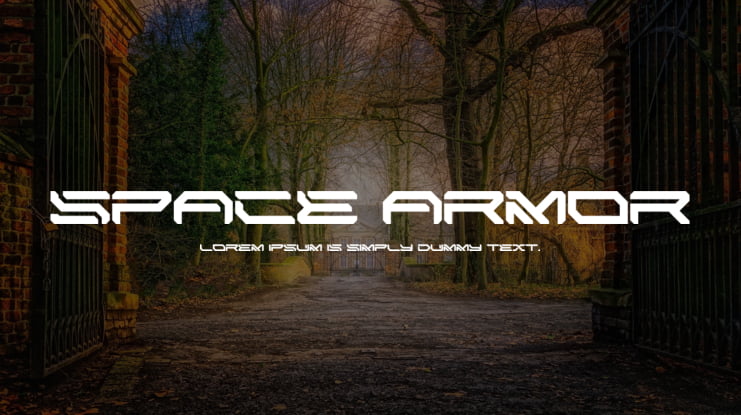 SPACE ARMOR Font