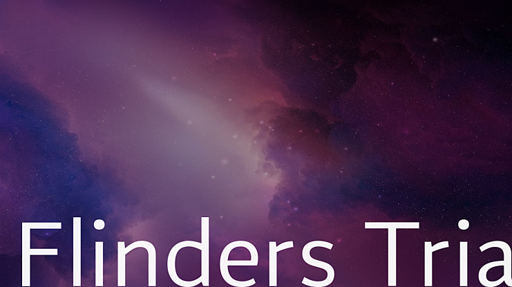Flinders Trial Font Family