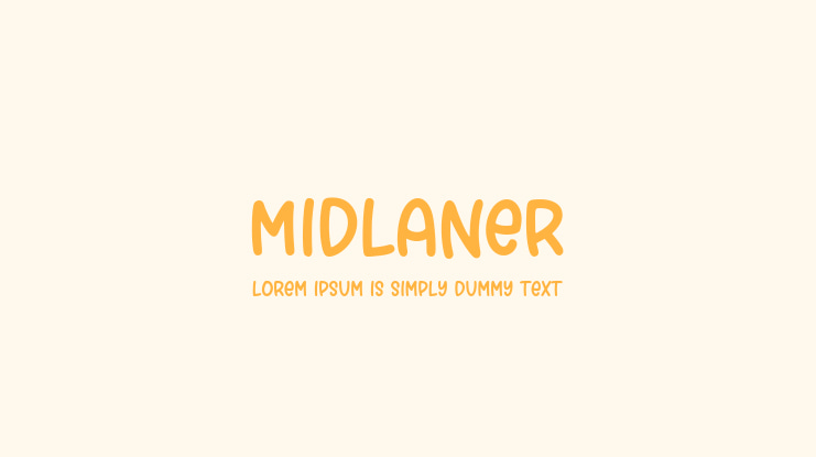 MIDLANER Font