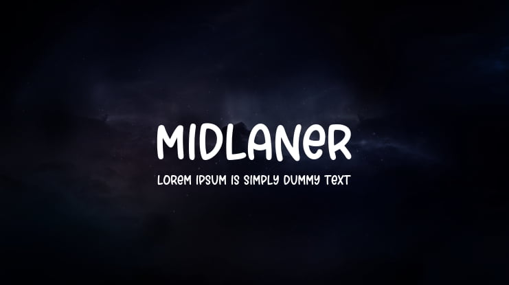 MIDLANER Font