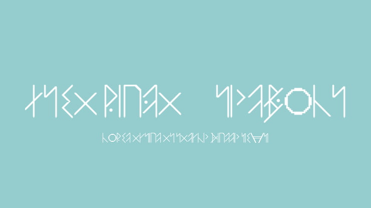 Asei Runic Symbols Font