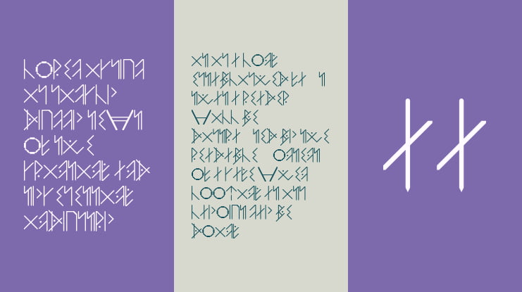 Asei Runic Symbols Font