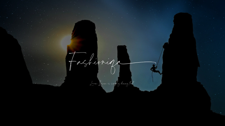 Fashioniqa Font