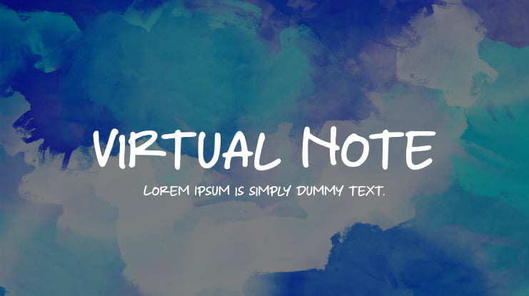 Virtual Note Font