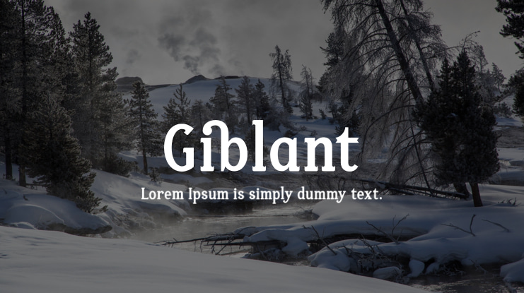 Giblant Font