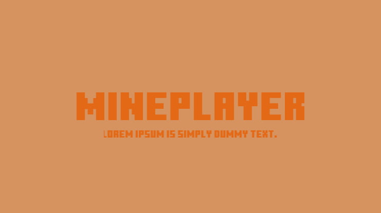MinePlayer Font