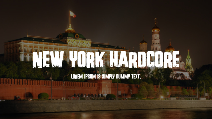 New York Hardcore Font
