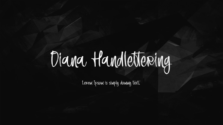 Diana Handlettering Font