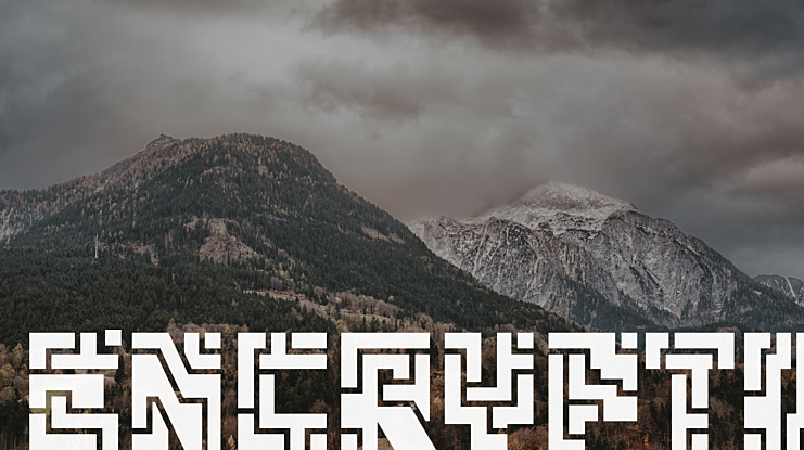 Encrypto Font