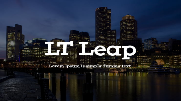 LT Leap Font