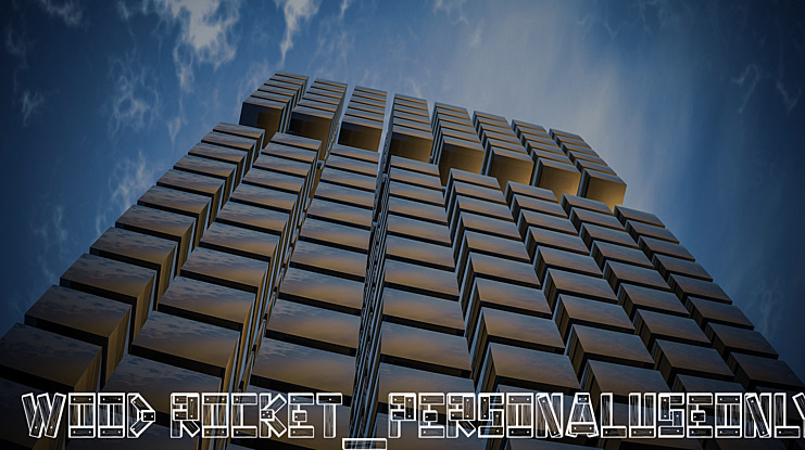 Wood Rocket_PersonalUseOnly Font
