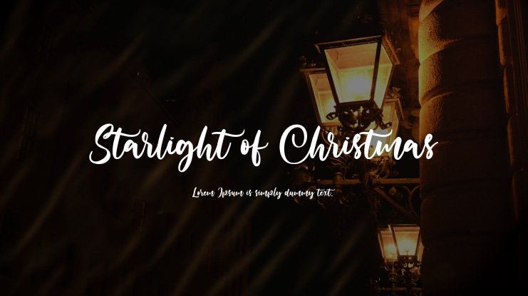 Starlight of Christmas Font