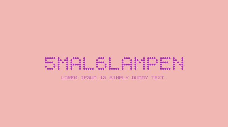 5mal6Lampen Font