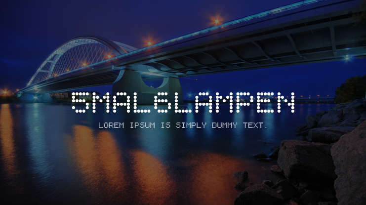 5mal6Lampen Font