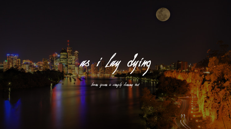 As I Lay Dying Font