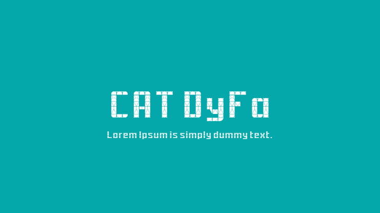 CAT DyFa Font Family