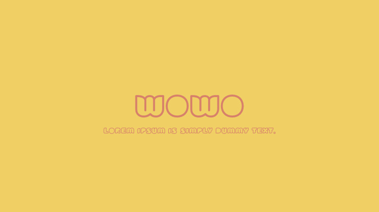 Wowo Font