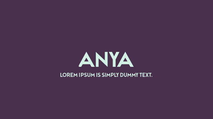 Anya Font
