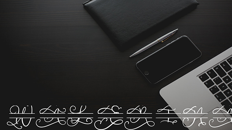 Walerina Monogram Font Family