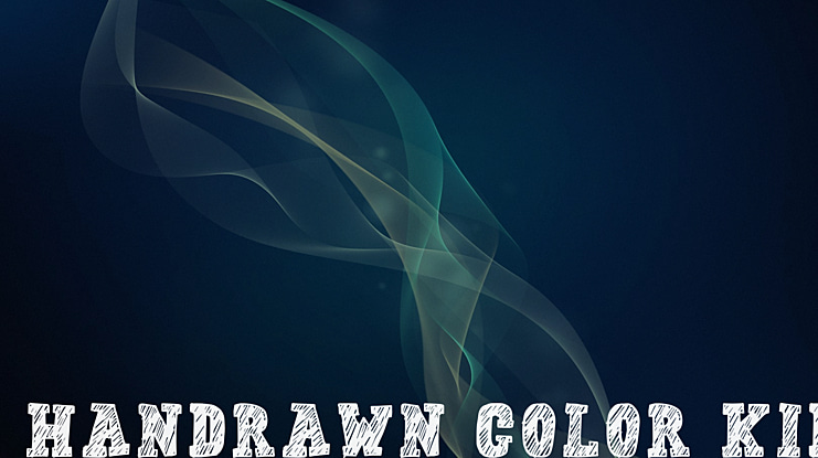 Handrawn Color Kid Font