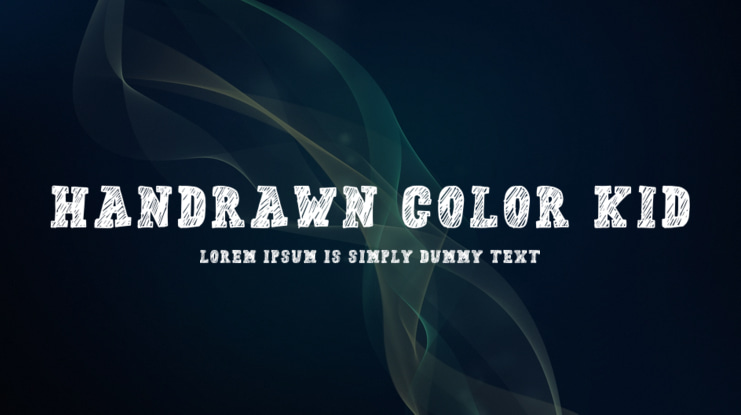 Handrawn Color Kid Font