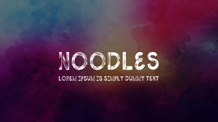 Noodles Font