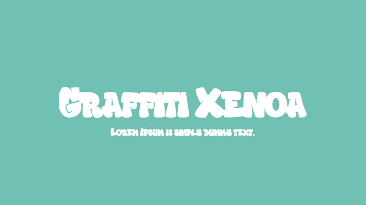 Graffiti Xenoa Font Family