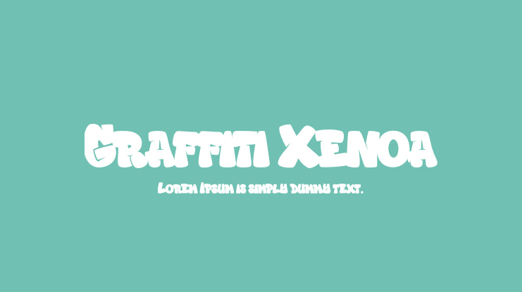 Graffiti Xenoa Font Family