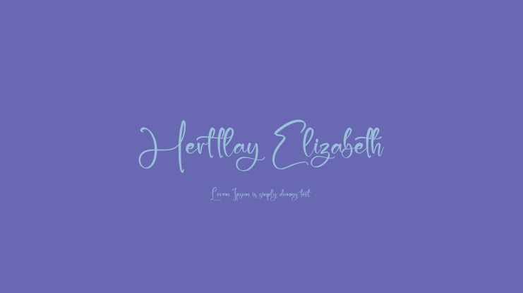 Herttlay Elizabeth Font