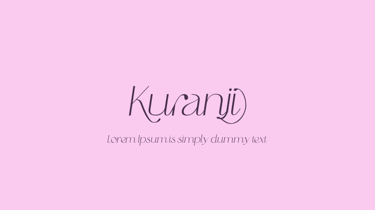 Kuranji Font