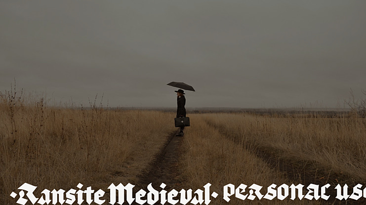 Ransite Medieval PERSONAL USE Font