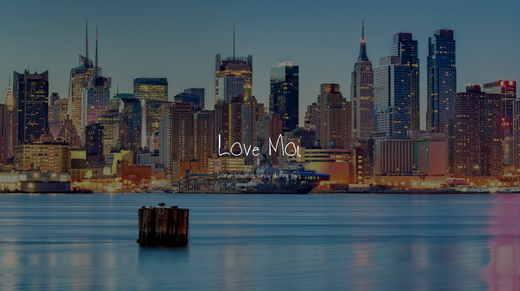 Love Moi Font