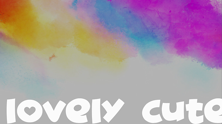 Lovely Cute Font Family