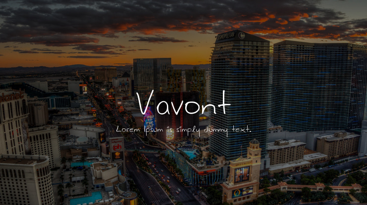 Vavont Font
