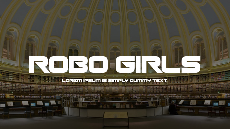 Robo Girls Font Family
