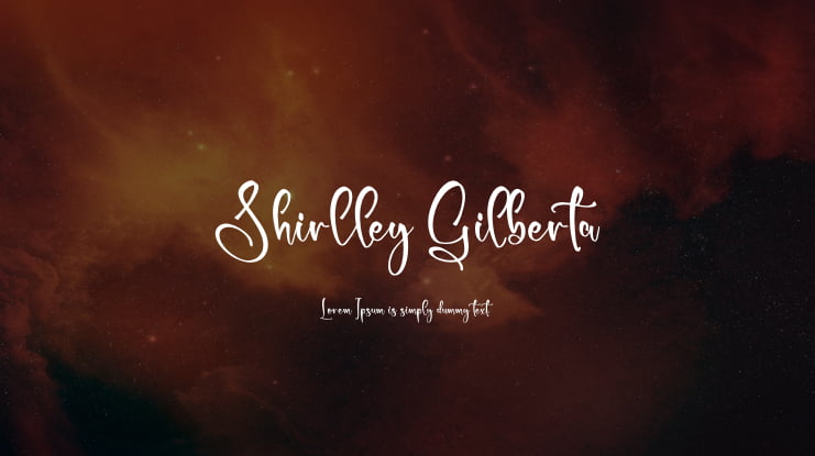 Shirlley Gilberta Font