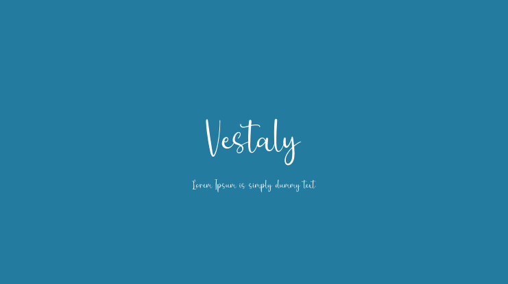 Vestaly Font